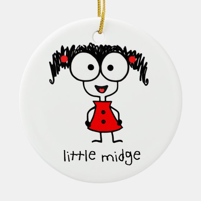 Little Midge Ornament (Front)