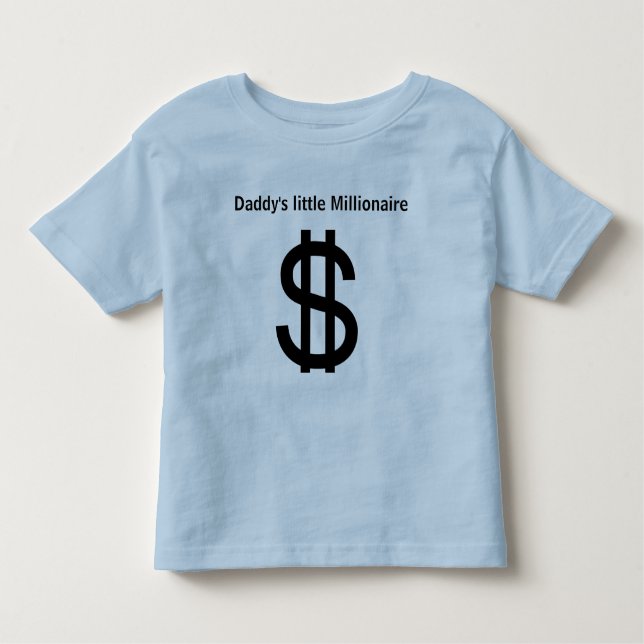 Little Millionaire Baby T shirt  (Front)