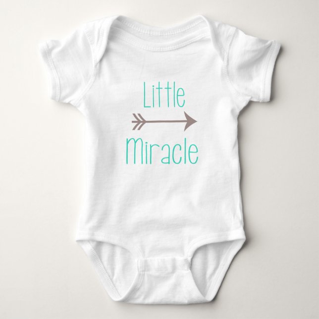 Little Miracle Baby Body Suit Bodysuit (Front)