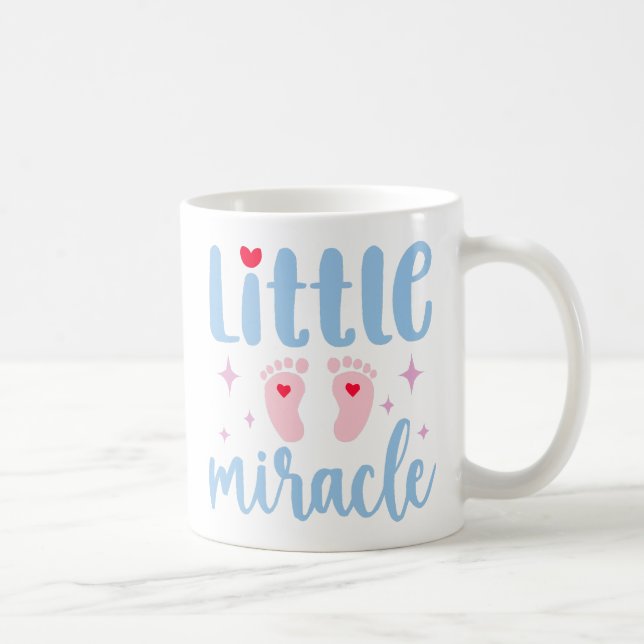 "Little Miracle" Baby Quotes Coffee Mug (Right)