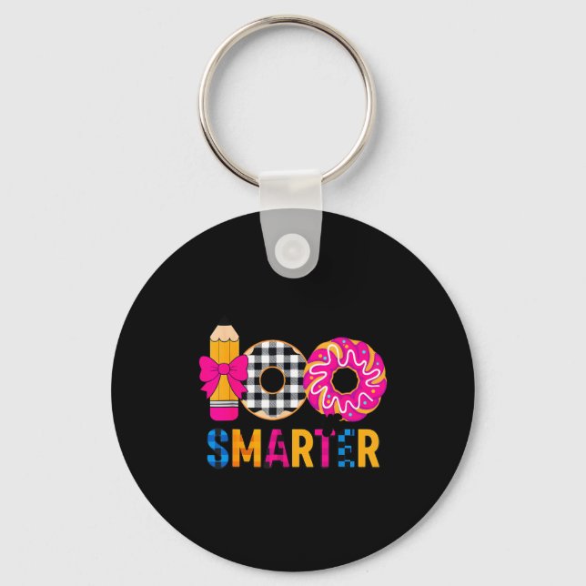 Little Miss 100 Days Smarter Celebration 100 Days  Key Ring (Front)