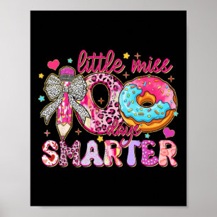 Little Miss 100 Days Smarter Girl Pencil 100 Days  Poster