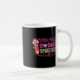 Little Miss 100 Days Smarter Leopard Pencil 100th Coffee Mug
