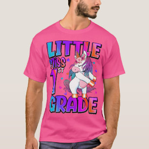 Little Miss 1st Grade Unicorn Back To School 1st G T-Shirt