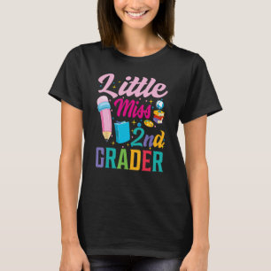 little miss 2nd Grade Grader girls 1st day back to T-Shirt