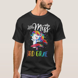 Little Miss 3rd Grade First Day Of School Girls T-Shirt