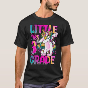 Little Miss 3rd Grade Unicorn Back To School 3rd G T-Shirt