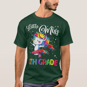 Little Miss 4th Grade Unicorn Magical First Day Of T-Shirt