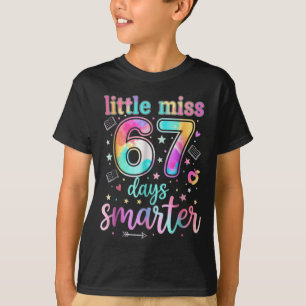 Little Miss 67 Days Smarter 67 Days Of School Six  T-Shirt