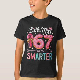 Little Miss 67 Days Smarter Donut Lover 67th Day O T-Shirt