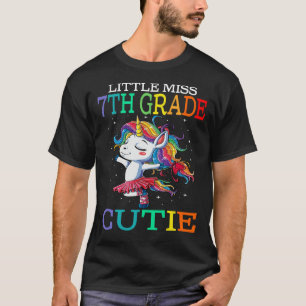 Little miss 7TH GRADE Cutie Back to school Girls G T-Shirt