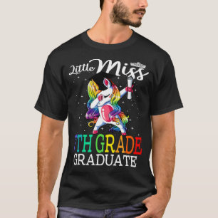 Little Miss 7th Grade Graduate Unicorn ver2 T-Shirt