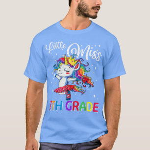 Little Miss 7th Grade Unicorn Magical First Day Of T-Shirt