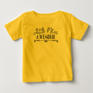 Little Miss Awesome - Infant Baby T-Shirt
