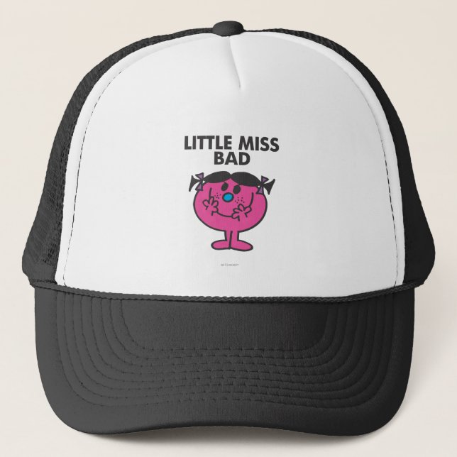 Little Miss Bad | Wicked Smile Trucker Hat (Front)
