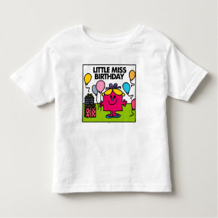 Little Miss Birthday Presents & Balloons Toddler T-Shirt