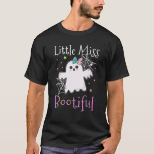 Little Miss Boo Tiful Halloween Cute Ghost Girl Sp T-Shirt