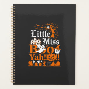 Little Miss Boo Yah Halloween Ghost Pumpkin Bats Planner