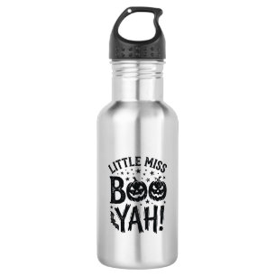 Little Miss Boo Yah Vintage Halloween Shirt Design 532 Ml Water Bottle