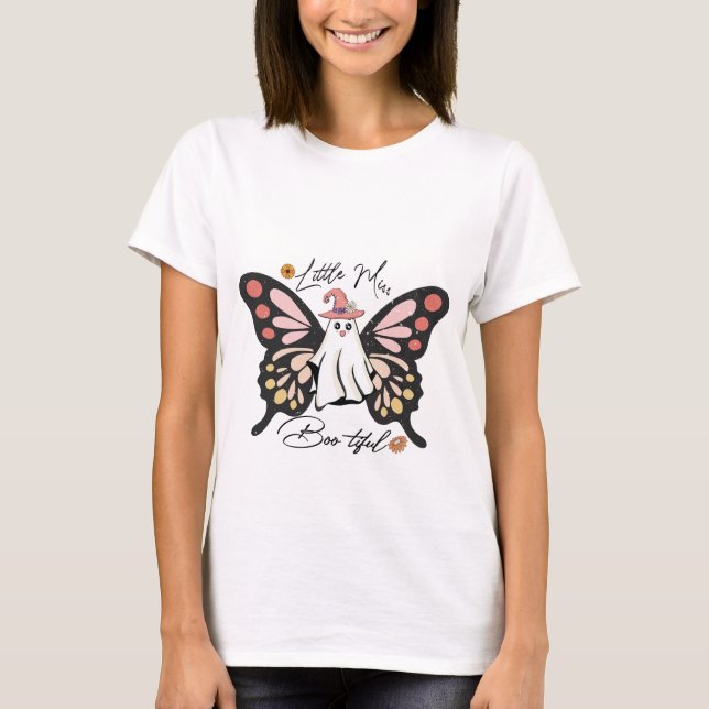 Little miss Bootiful Halloween T-Shirt (Front)