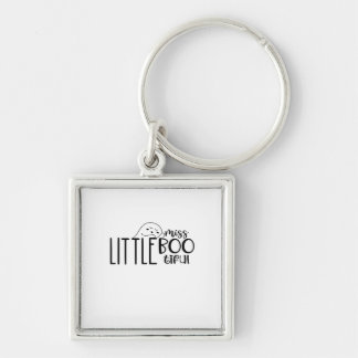 Little Miss Bootiful Retro Classic Key Ring