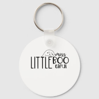 Little Miss Bootiful Retro Classic Key Ring