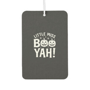 Little Miss Booyah Halloween Pumpkin Design_1 Car Air Freshener