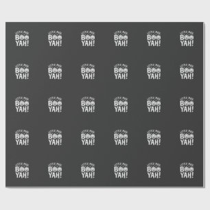 Little Miss Booyah Halloween Pumpkin Design_1 Wrapping Paper
