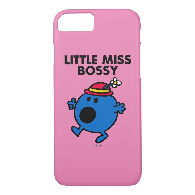 Little Miss Bossy | Black Lettering Case-Mate iPhone Case (Back)