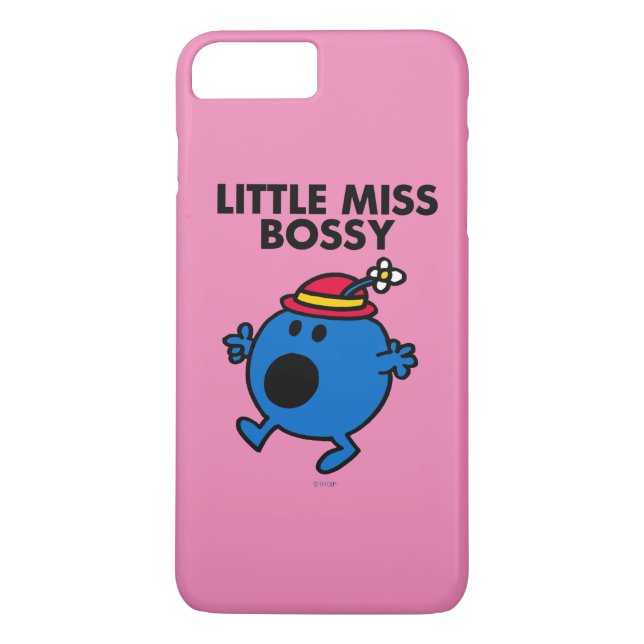 Little Miss Bossy | Black Lettering Case-Mate iPhone Case (Back)