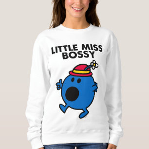 Little Miss Bossy   Black Lettering Sweatshirt
