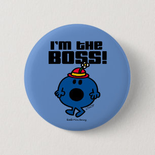 Little Miss Bossy I'm The Boss 6 Cm Round Badge