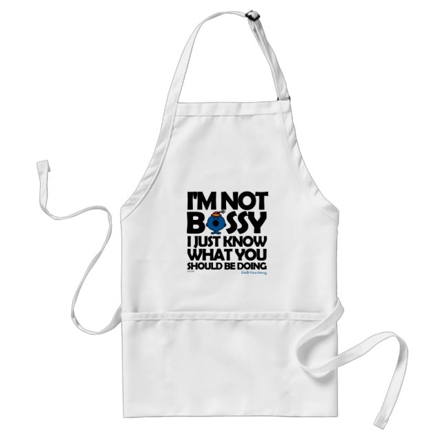 Little Miss Bossy Just Knows Standard Apron (Front)