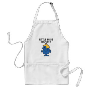 Little Miss Brainy Standing Still Standard Apron