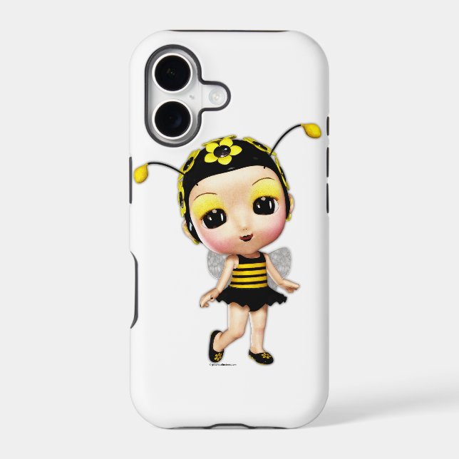 Little Miss Bumblebee iPhone 5 Case (Back)