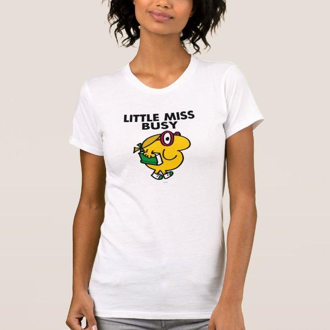 Little Miss Busy | Reading Time Baby T-Shirt (Front)