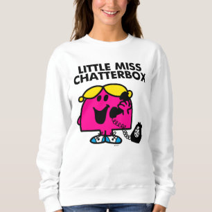 Little Miss Chatterbox & Black Telephone Sweatshirt
