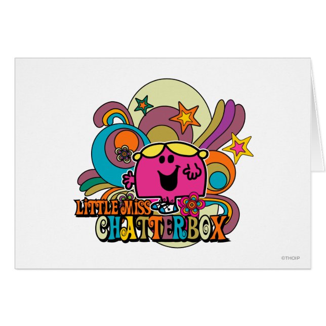 Little Miss Chatterbox & Colourful Swirls (Front Horizontal)