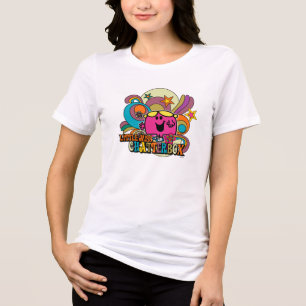 Little Miss Chatterbox & Colourful Swirls Tri-Blend Shirt