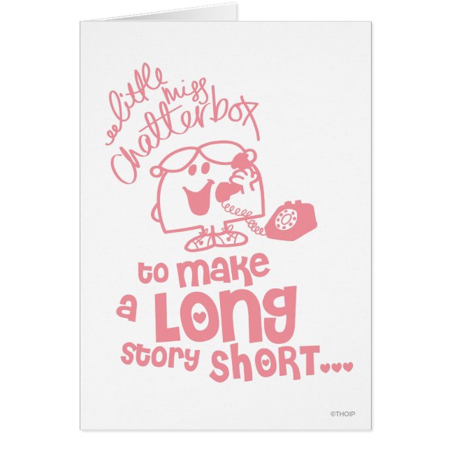 Little Miss Chatterbox | Long Story Short (Front)