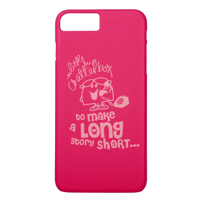 Little Miss Chatterbox | Long Story Short Case-Mate iPhone Case (Back)