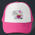 Little Miss Chatterbox Says I Love You Trucker Hat<br><div class="desc">Having trouble expressing your love to someone special? Let Little Miss Chatterbox help you with that. She is great at expressing pretty much anything that comes to mind. Plus she loves talking! Surrounded by pink and purple hearts, this is the perfect design to put on a romantic gift item from...</div>