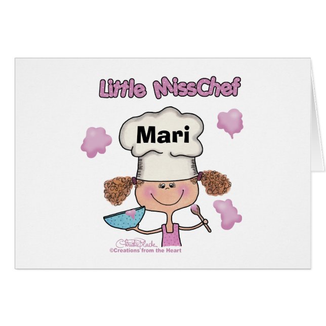 Little Miss Chef Personalise (Front Horizontal)