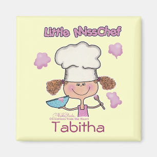 Little Miss Chef Personalise Magnet