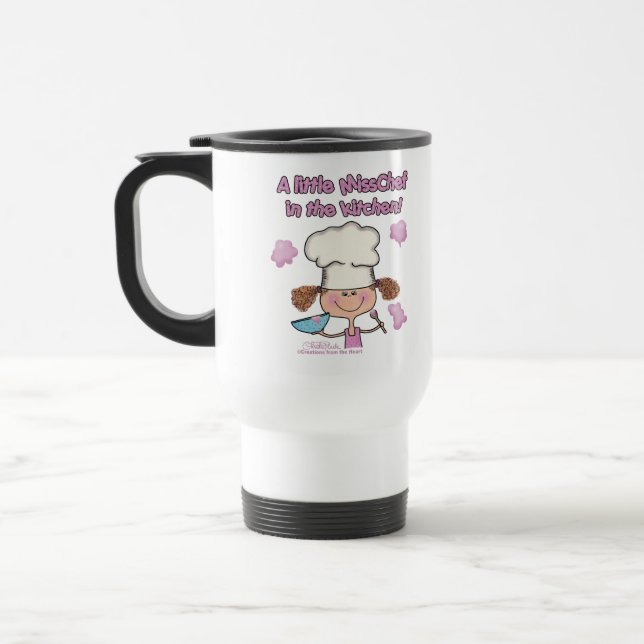 Little Miss Chef Travel Mug (Left)