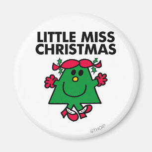 Little Miss Christmas Smile Magnet