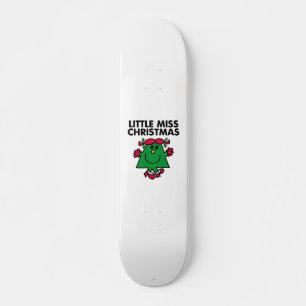 Little Miss Christmas Smile Skateboard