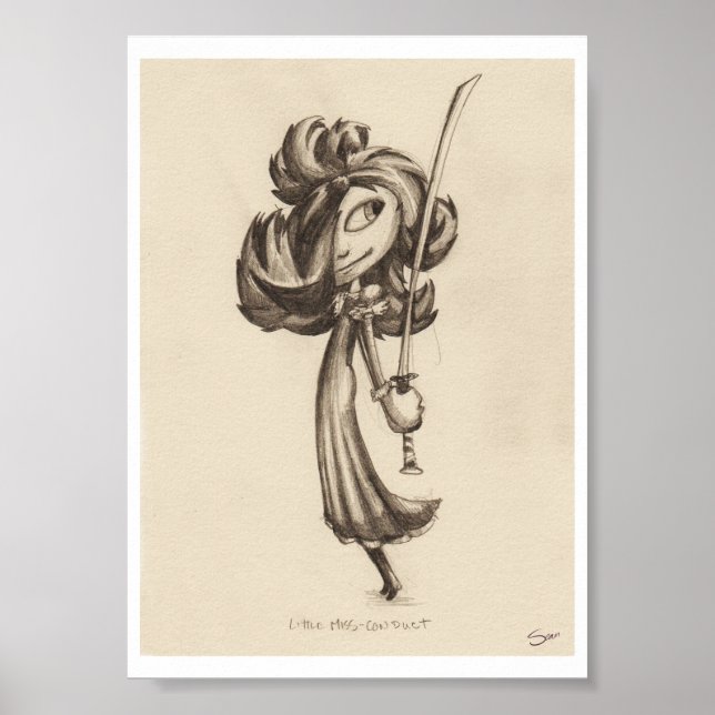 Little Miss-Conduct Print (Front)