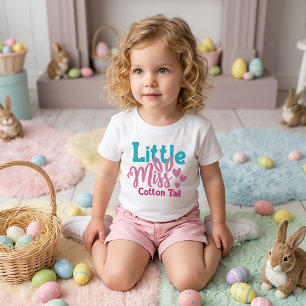 Little Miss Cotton Tail Easter T-Shirt for Kids