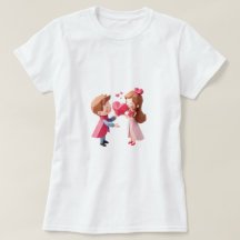 Little Miss cute superhero Love Valentine's Day